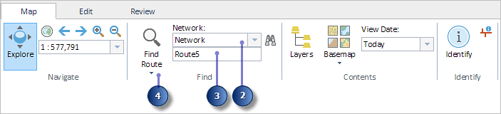 Find Route in Event Editor